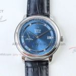 Perfect Replica Swiss Omega De Ville Stainless Steel Blue Dial Automatic Watches 